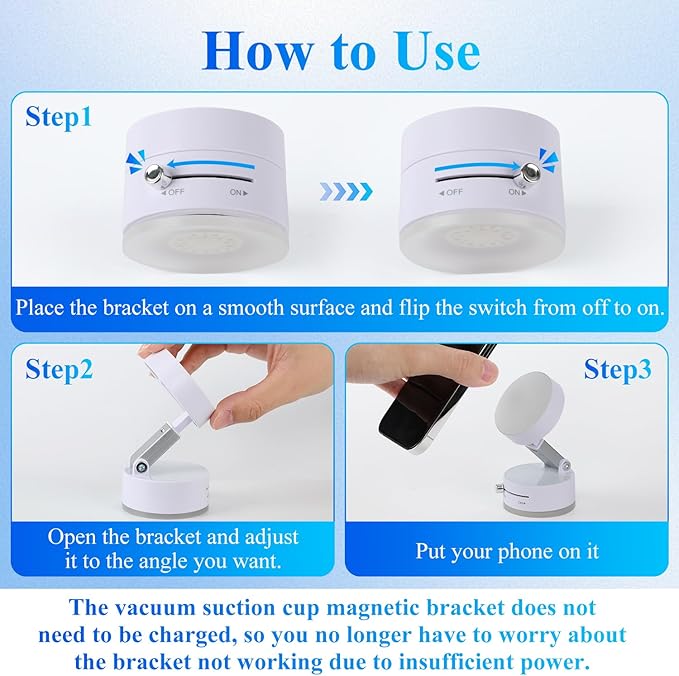 Soporte Magnético para teléfono con succión