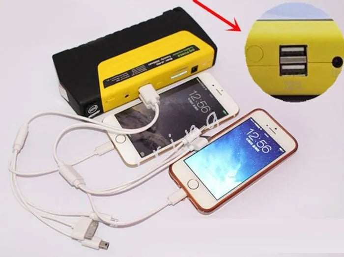 Arrancador de Emergencia portátil y power bank