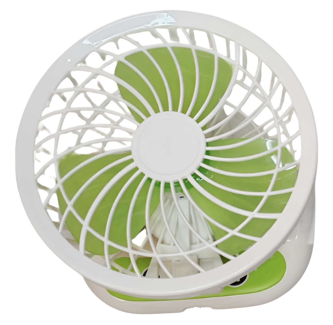 Mini ventilador recargable plegable con iluminacion