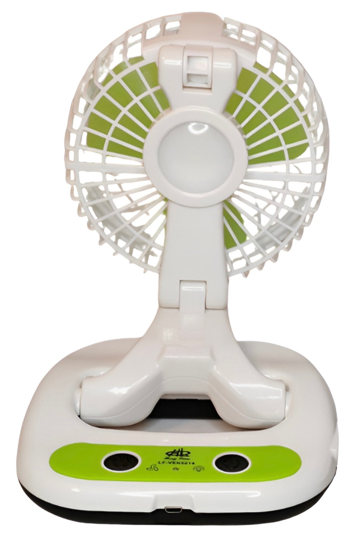 Mini ventilador recargable plegable con iluminacion