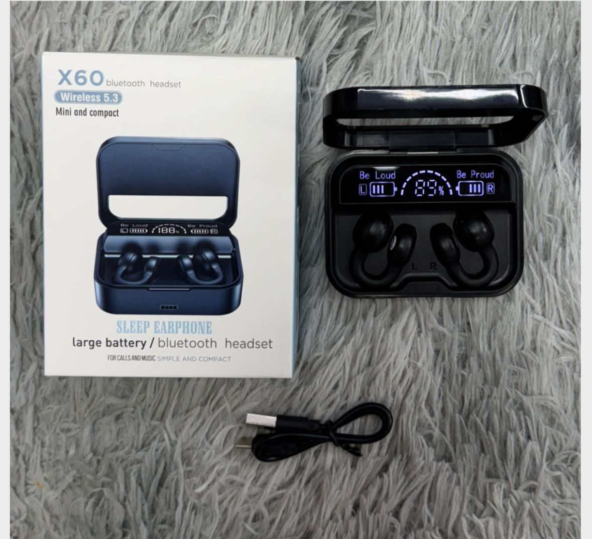 Auriculares Inalámbricos Bluetooth Calidad Audio Hifi Con Clip para La Oreja