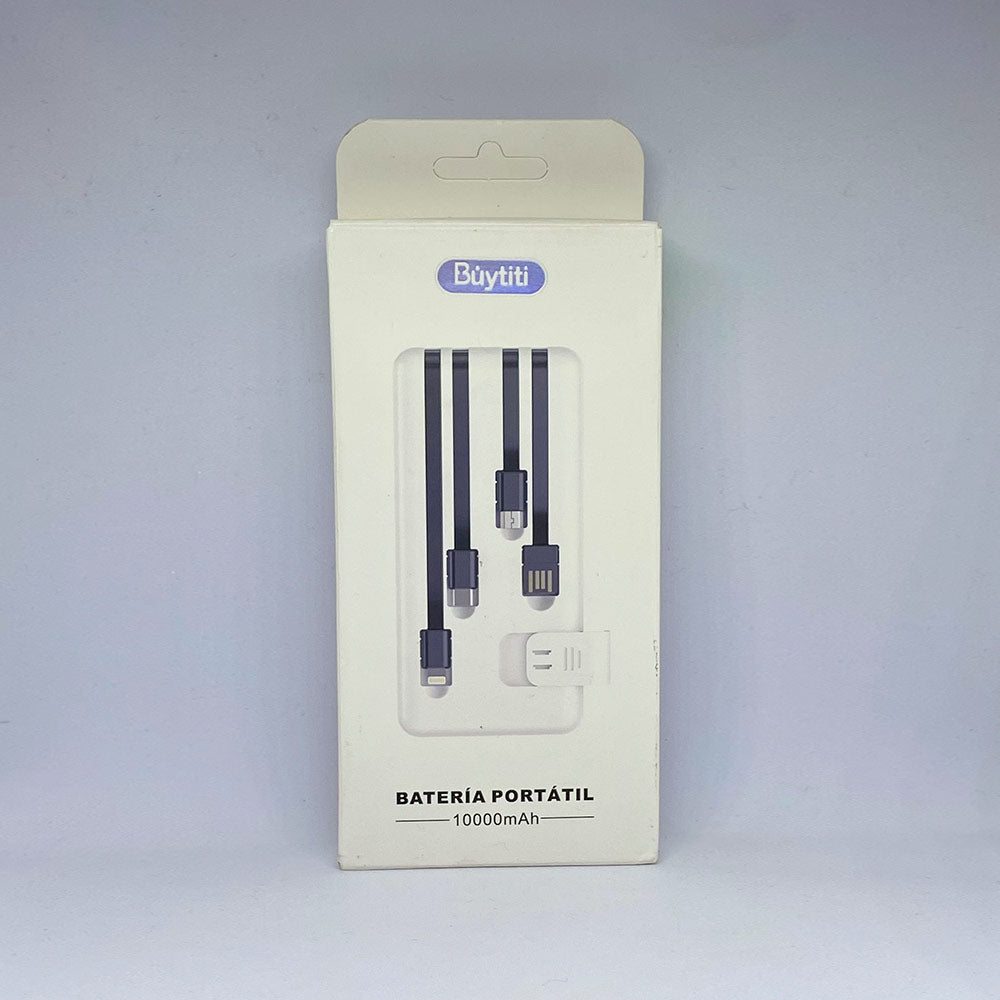 Power Bank portatil 10,000 mAh carga rapida