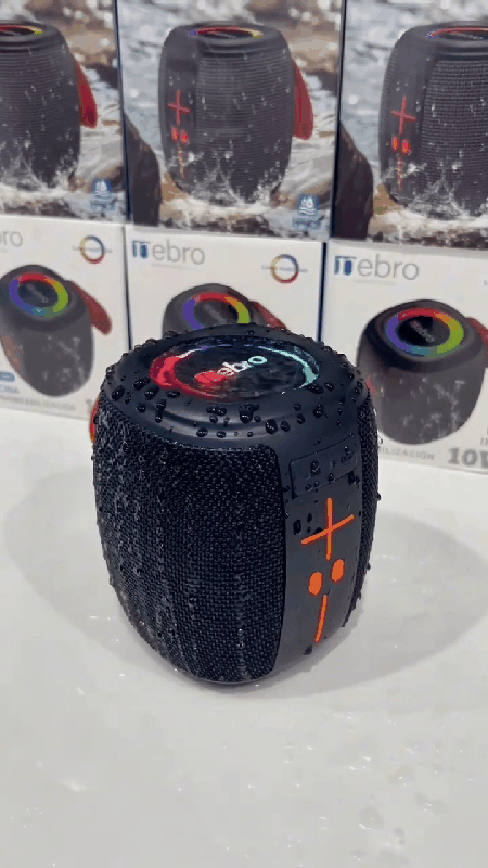 🔊 Bocina Bluetooth Nebro WG-086 – Sonido Potente con Estilo