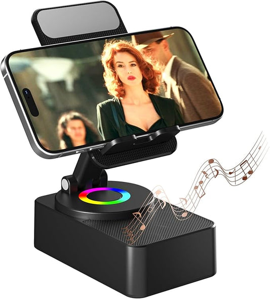 Soporte para Celular con Bocina Bluetooth Inalámbrico