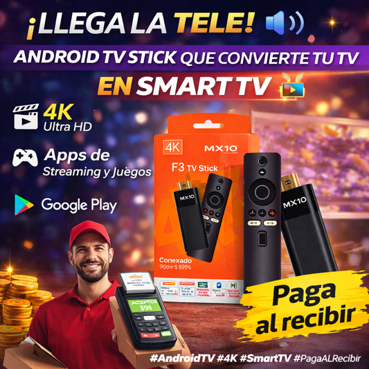 Android TV Stick Android 4K Dispositivo streamer
