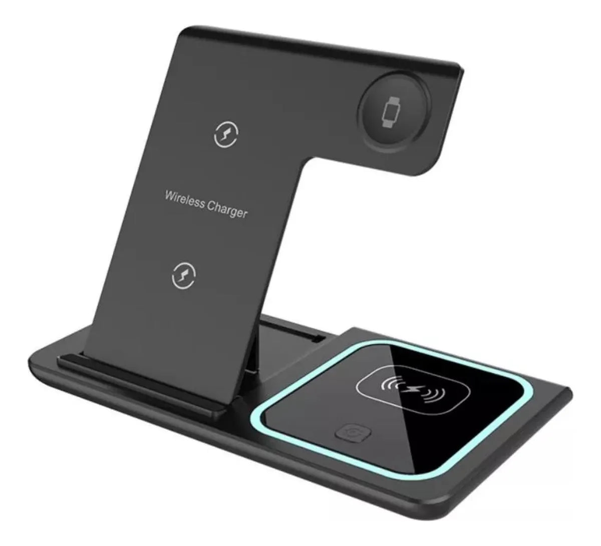 Cargador Inalámbrico 3 En 1 Plegable