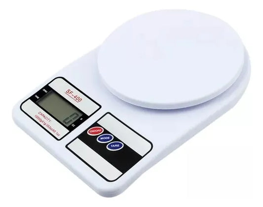 Báscula de Cocina Digital Gramera Alta Precisión Color Blanco