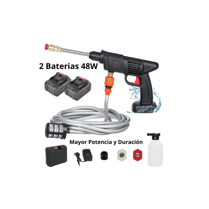 Hidrolavadora portatil 2 baterias