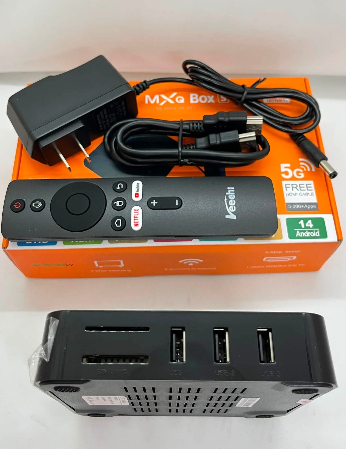 Android TV Box Android 8K Dispositivo streamer