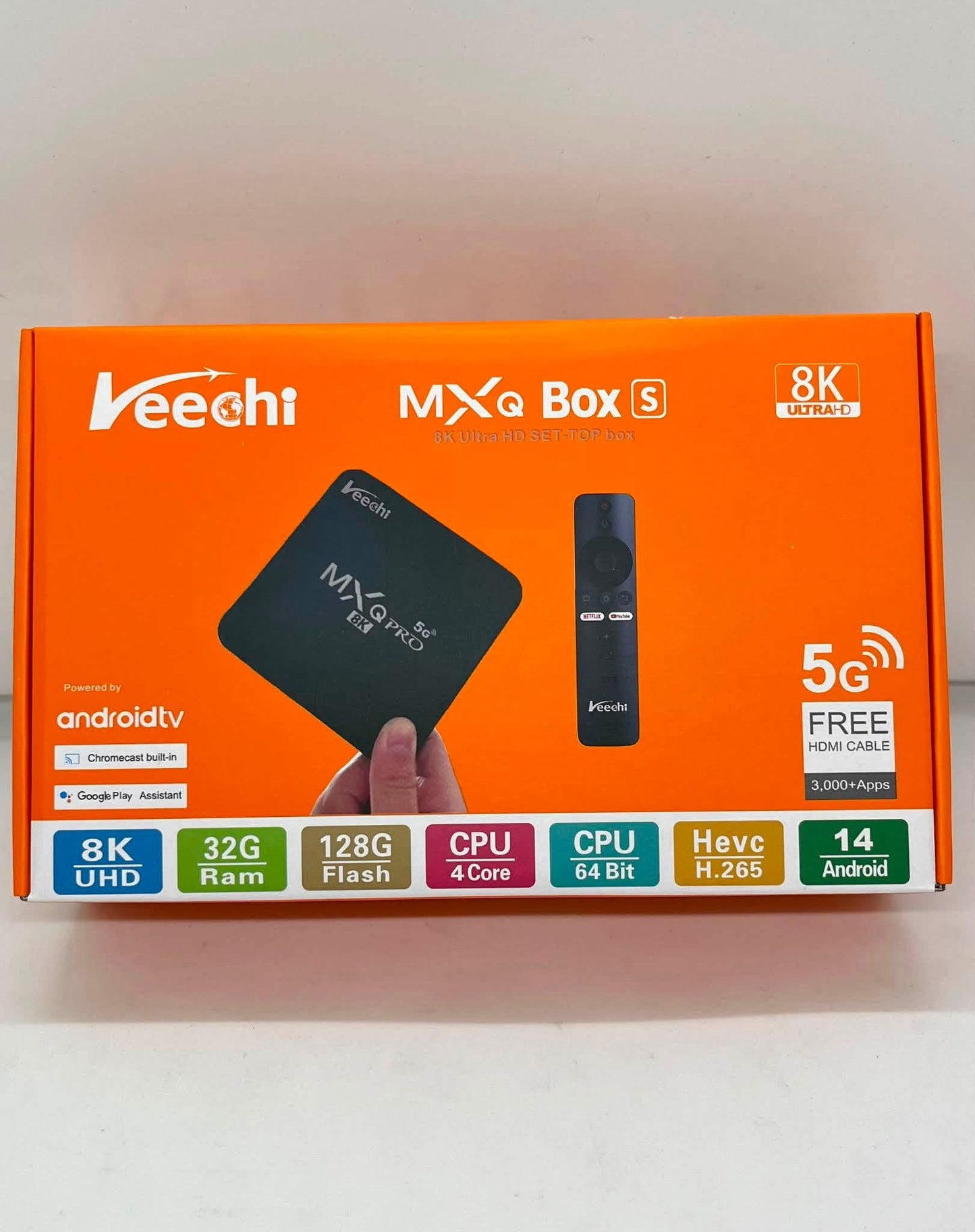 Android TV Box Android 8K Dispositivo streamer