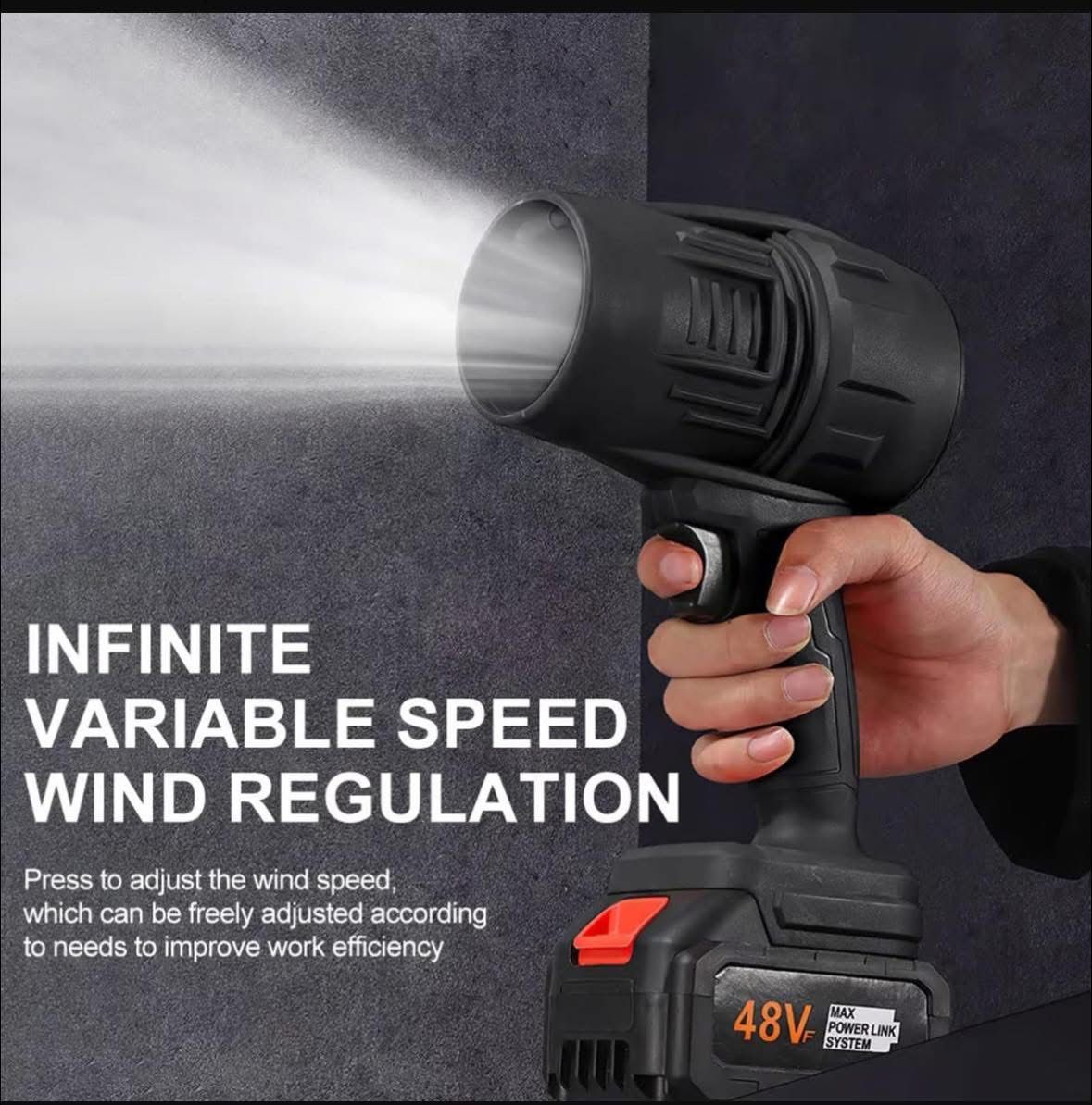 Soplador inalámbrico potente