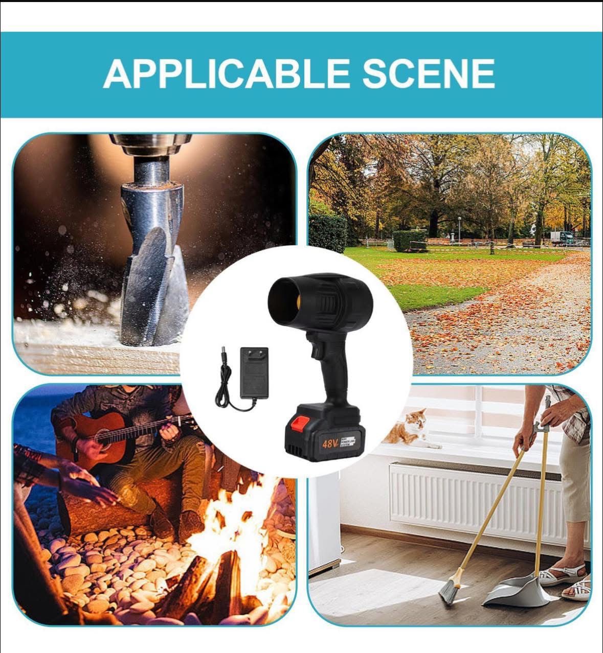 Soplador inalámbrico potente