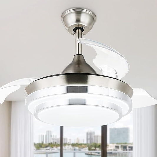 Ventilador de Techo con aspas retractiles